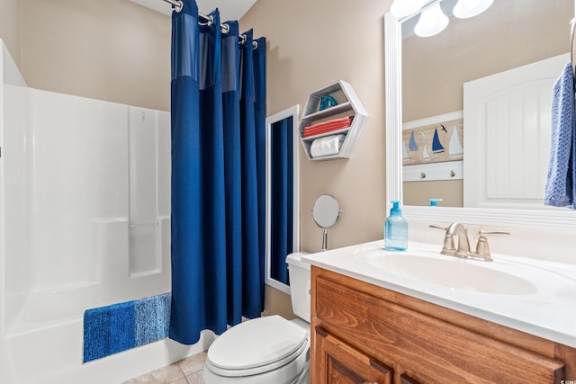 1025 Limpkin Dr, Conway, SC 29526 - full bathroom with vanity, shower / tub combo with curtain, and tile patterned floors
