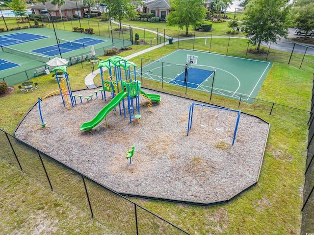 1025 Limpkin Dr, Conway, SC 29526 - community playground featuring community basketball court