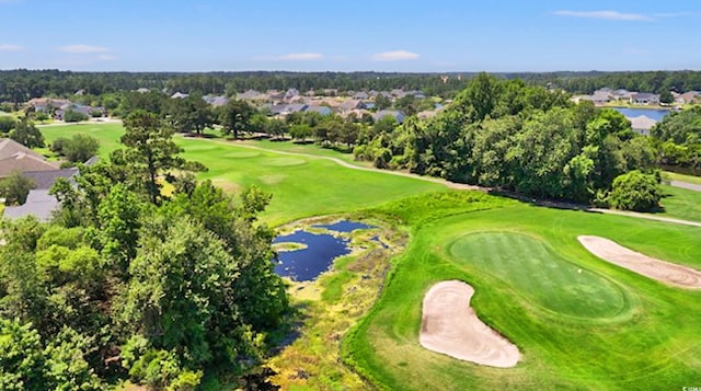 1025 Limpkin Dr, Conway, SC 29526 - aerial perspective of suburban area with a nearby body of water and a golf club