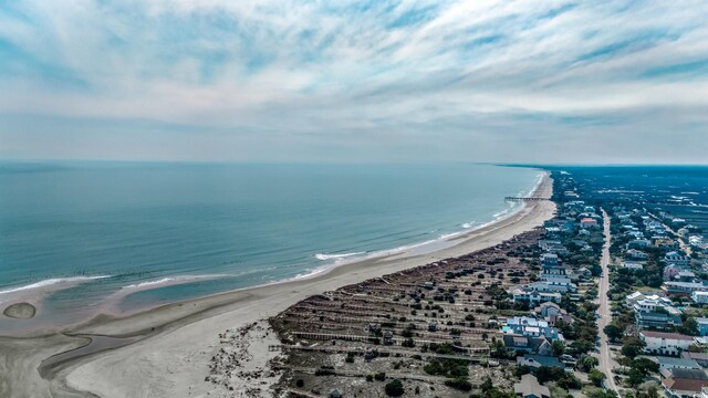 251 Egret Run Ln Unit 1122, Pawleys Island, SC 29585 - bird's eye view of waterfront with a beach