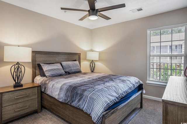 4853 Meadowsweet Dr Unit 1805, Myrtle Beach, SC 29579 - carpeted bedroom with baseboards and ceiling fan