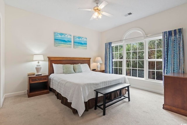 5750 Oyster Catcher Dr Unit 822, North Myrtle Beach, SC 29582 - bedroom featuring carpet floors and ceiling fan