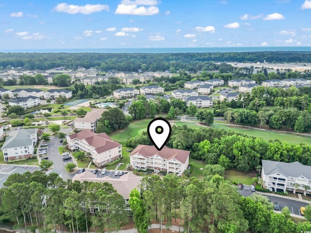5750 Oyster Catcher Dr Unit 822, North Myrtle Beach, SC 29582 - drone / aerial view of a tree filled landscape