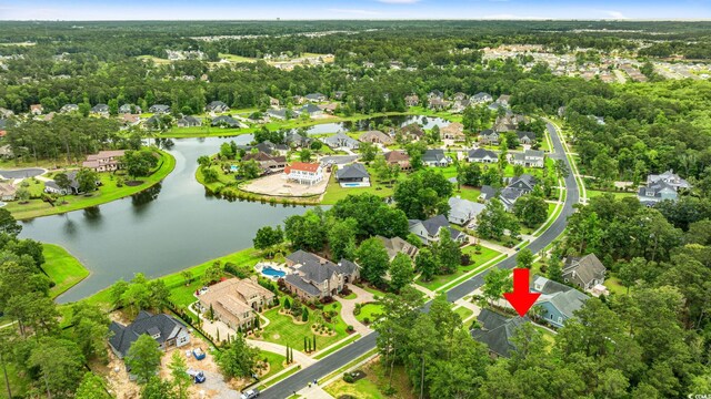 528 Chamberlin Rd, Myrtle Beach, SC 29588 - aerial view of residential area with a nearby body of water