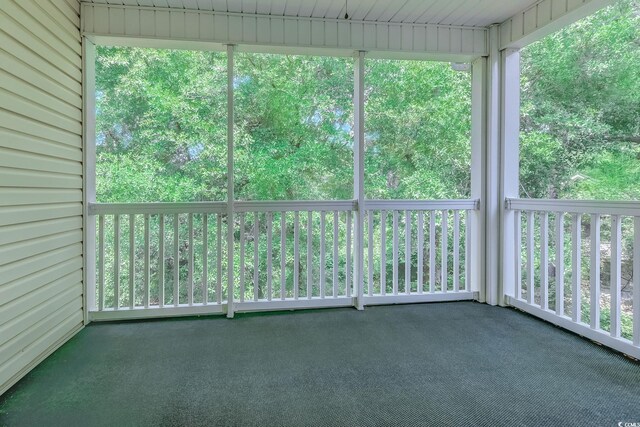 601 N Hillside Dr Unit 4434, North Myrtle Beach, SC 29582 - view of unfurnished sunroom