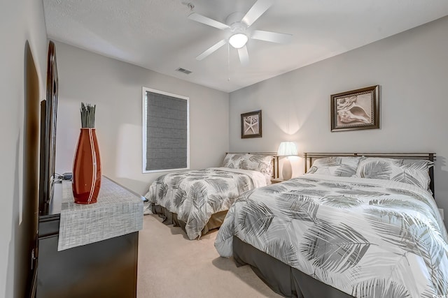 601 N Hillside Dr Unit 4434, North Myrtle Beach, SC 29582 - bedroom featuring carpet and ceiling fan