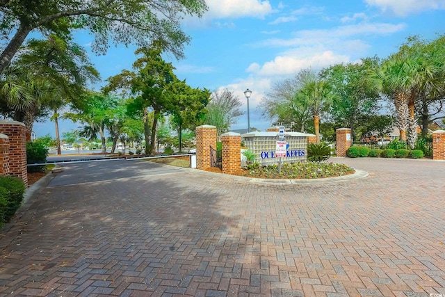 601 N Hillside Dr Unit 4434, North Myrtle Beach, SC 29582 - view of decorative road with street lights and curbs