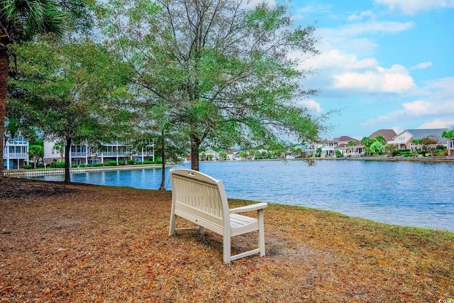 601 N Hillside Dr Unit 4434, North Myrtle Beach, SC 29582 - water view with nearby suburban area