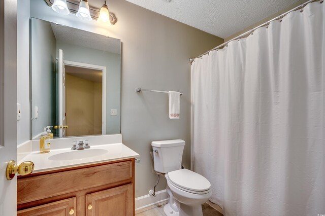 205 Threshing Way Unit 1052, Myrtle Beach, SC 29579 - full bath with toilet, a textured ceiling, vanity, and baseboards