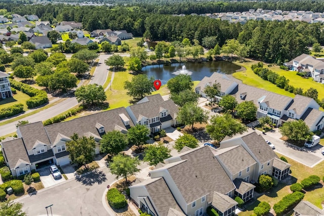 205 Threshing Way Unit 1052, Myrtle Beach, SC 29579 - aerial perspective of suburban area with a nearby body of water