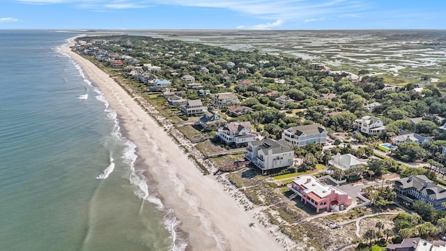 123 Pioneer Loop, Georgetown, SC 29440 - aerial view of residential area featuring expansive beach