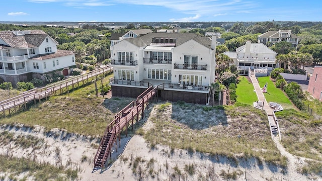 123 Pioneer Loop, Georgetown, SC 29440 - aerial view of property and surrounding area featuring a tree filled landscape