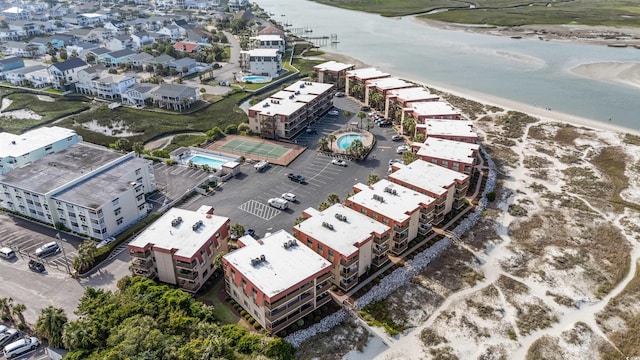 6309 N Ocean Blvd Unit 14E, North Myrtle Beach, SC 29582 - aerial view of expansive coastline and a pool