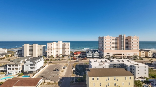1221 Tidewater Dr Unit 2112, North Myrtle Beach, SC 29582 - bird's eye view of a large body of water and a pool