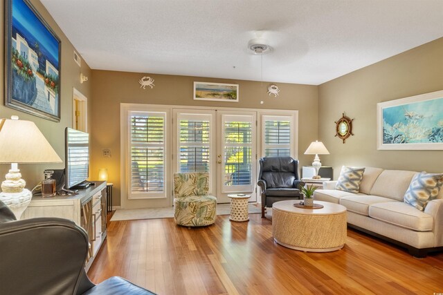 1221 Tidewater Dr Unit 2112, North Myrtle Beach, SC 29582 - living room featuring light wood-style flooring