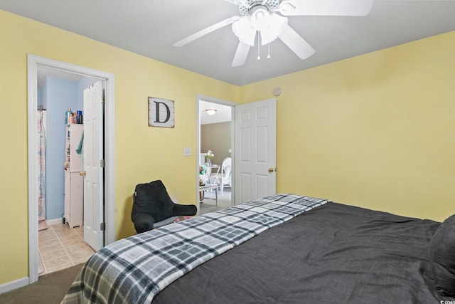 3676 Clay Pond Village Ln Unit 4, Myrtle Beach, SC 29579 - carpeted bedroom with a ceiling fan and baseboards