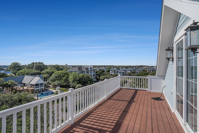 139 Pioneer Loop, Georgetown, SC 29440 - deck featuring a residential view