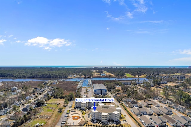 4350 Intercoastal Dr Unit 2408, Little River, SC 29566 - aerial view of property's location featuring a large body of water and nearby suburban area
