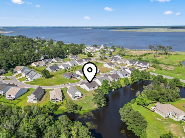 417 Grain Field Dr, Georgetown, SC 29440 - view of property location featuring a large body of water and nearby suburban area
