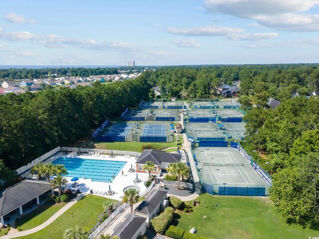 2150 N Berwick Dr, Myrtle Beach, SC 29575 - drone / aerial view of a pool