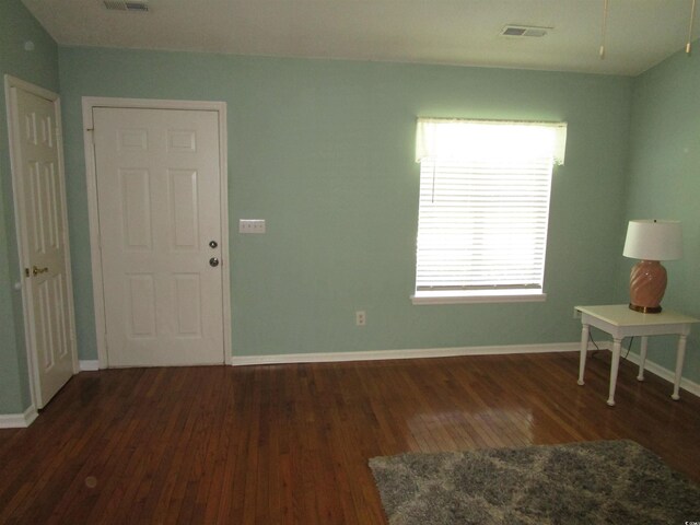 811 Rogers Rd, Myrtle Beach, SC 29577 - entryway featuring dark wood-style flooring and baseboards