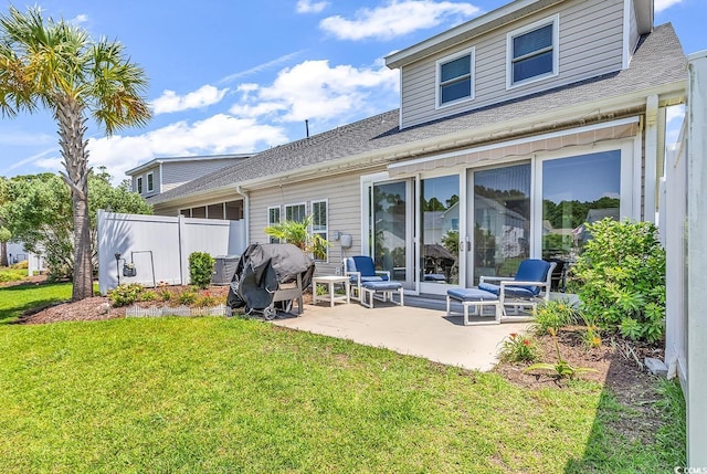 232 Je Edward Dr Unit 19, Myrtle Beach, SC 29588 - back of house with a patio and roof with shingles
