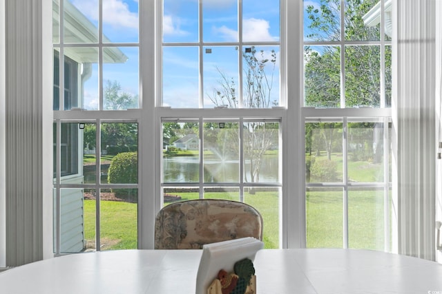 4012 Grousewood Dr, Myrtle Beach, SC 29588 - sunroom / solarium with a water view