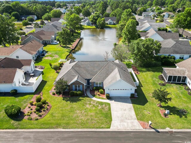 4012 Grousewood Dr, Myrtle Beach, SC 29588 - aerial view of residential area featuring a nearby body of water