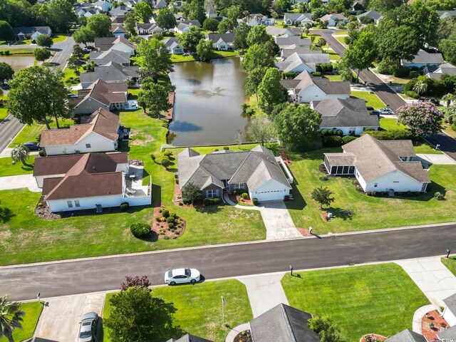 4012 Grousewood Dr, Myrtle Beach, SC 29588 - aerial perspective of suburban area featuring a nearby body of water