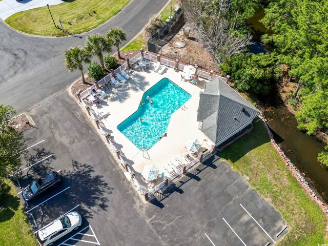 4012 Grousewood Dr, Myrtle Beach, SC 29588 - drone / aerial view of a pool