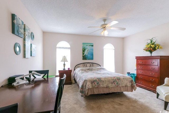 1437 Baldwin Ct Unit 1437, Little River, SC 29566 - bedroom with multiple windows, light colored carpet, and a ceiling fan