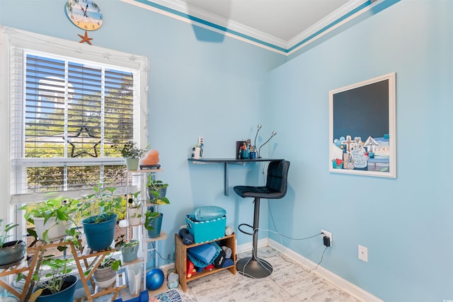 230 Addison Cottage Way, Murrells Inlet, SC 29576 - misc room featuring ornamental molding and baseboards