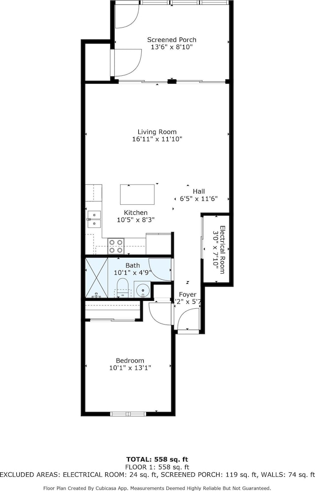 600 Deer Creek Rd Unit D, Surfside Beach, SC 29575 - property floor plan
