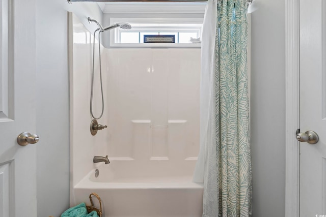 1609 Bridgebrook Ln, Conway, SC 29527 - bathroom with shower / bath combo with shower curtain
