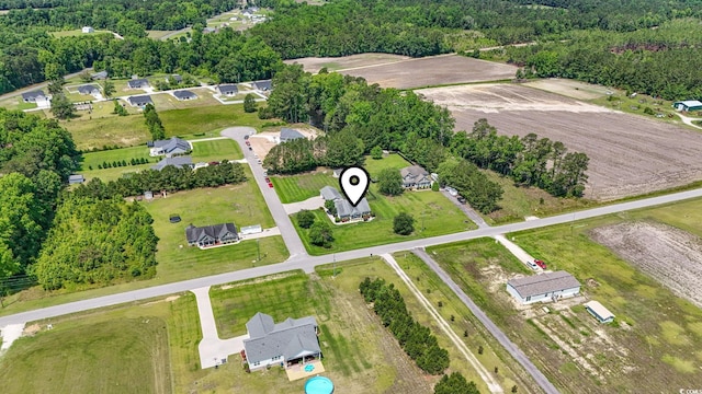 1609 Bridgebrook Ln, Conway, SC 29527 - aerial view of property and surrounding area featuring a forest