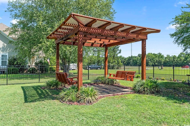 1609 Bridgebrook Ln, Conway, SC 29527 - view of yard featuring a pergola