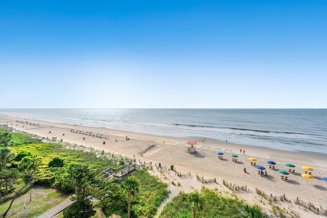 7100 N Ocean Blvd N Unit 601, Myrtle Beach, SC 29572 - water view with local beach