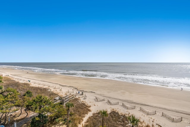 7100 N Ocean Blvd N Unit 601, Myrtle Beach, SC 29572 - water view featuring nearby beach