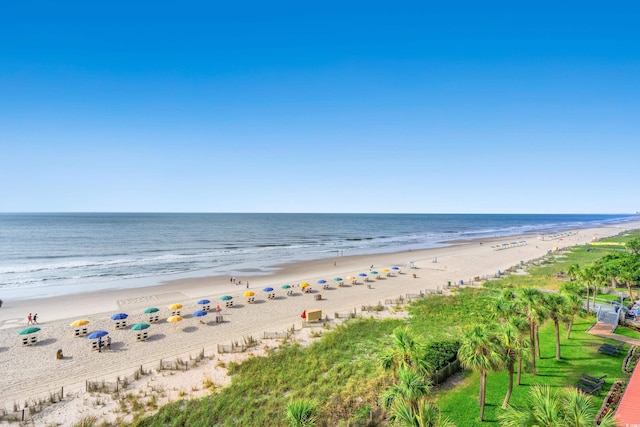 7100 N Ocean Blvd N Unit 601, Myrtle Beach, SC 29572 - water view with local beach