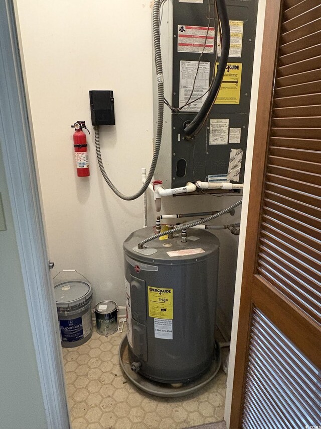 1930 Bent Grass Dr Unit 39H, Surfside Beach, SC 29575 - utilities featuring electric water heater