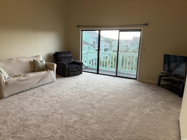 1930 Bent Grass Dr Unit 39H, Surfside Beach, SC 29575 - living area featuring carpet and baseboards