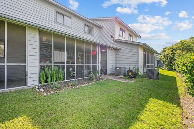775 Plantation Dr Unit 28, Little River, SC 29566 - view of grassy yard featuring a sunroom