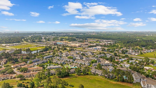 775 Plantation Dr Unit 28, Little River, SC 29566 - aerial view of property and surrounding area featuring a nearby body of water and nearby suburban area