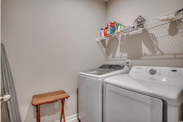 251 Copper Leaf Dr, Myrtle Beach, SC 29588 - laundry room featuring independent washer and dryer and a heating unit