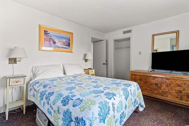 2500 N Ocean Blvd Unit 102, Myrtle Beach, SC 29577 - bedroom featuring carpet floors, a closet, and a spacious closet