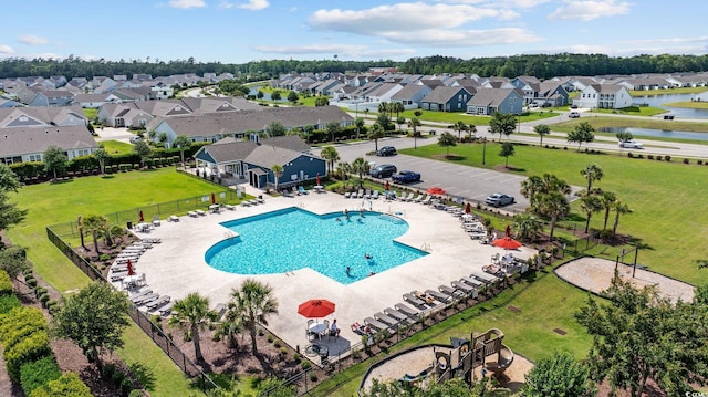 924 Sorano St, Myrtle Beach, SC 29579 - community pool featuring a residential view and a water view