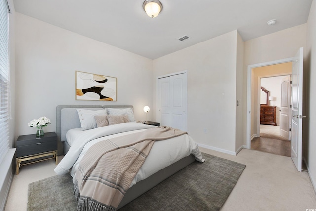 924 Sorano St, Myrtle Beach, SC 29579 - bedroom featuring light carpet and a closet