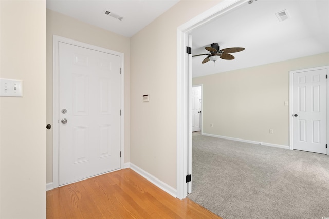 814 Night Heron Ln, Myrtle Beach, SC 29572 - hall featuring baseboards and light wood-style floors