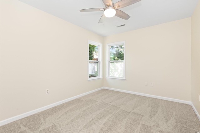 814 Night Heron Ln, Myrtle Beach, SC 29572 - empty room with carpet, baseboards, and a ceiling fan