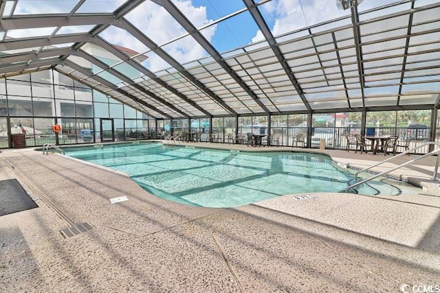 2301 S Ocean Blvd Unit 1418, Myrtle Beach, SC 29577 - indoor pool with a patio area